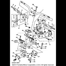 STEERING 1 pour Yamaha 1993 WaveRunner WAVE BLASTER 700 (WB700R) 1993