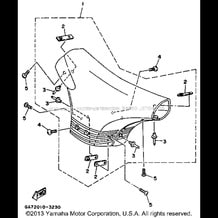 STEERING 2 pour Yamaha 1993 WaveRunner WAVE BLASTER 700 (WB700R) 1993