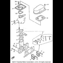 AIR FILTER pour Yamaha 1993 WaveRunner WAVE RUNNER 500 (WR500R) 1993