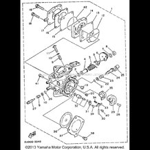 CARBURETOR pour Yamaha 1993 WaveRunner WAVE RUNNER 500 (WR500R) 1993