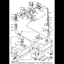 FUEL TANK pour Yamaha 1993 WaveRunner WAVE RUNNER 500 (WR500R) 1993