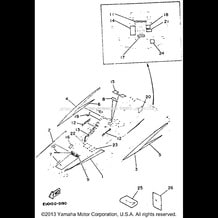 GRAPHIC - TOOL pour Yamaha 1993 WaveRunner WAVE RUNNER 500 (WR500R) 1993