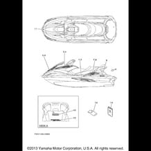 GRAPHICS pour Yamaha 2009 WaveRunner WAVERUNNER FX HO - FY1800H - 2009