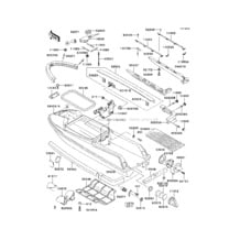 Hull(JS750-C2-C5) pour Kawasaki 1999 SXI PRO