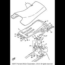 SEAT pour Yamaha 1993 WaveRunner WAVE RUNNER 500 (WR500R) 1993