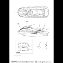 GRAPHICS pour Yamaha 2009 WaveRunner WAVERUNNER FX SHO - FX1800HB - 2009