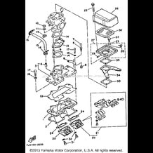 AIR FILTER pour Yamaha 1993 WaveRunner WAVE RUNNER III - WRA650R - 1993