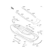 Pads(JH1200-A1) pour Kawasaki 1999 Ultra 150