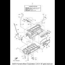 CRANKCASE pour Yamaha 2009 WaveRunner WAVERUNNER FZR - GX1800HB - 2009