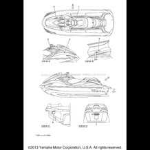 IMPORTANT LABELS pour Yamaha 2009 WaveRunner WAVERUNNER FZR - GX1800HB - 2009