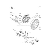 Generator pour Kawasaki 1999 Xi Sport