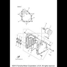 OIL COOLER pour Yamaha 2009 WaveRunner WAVERUNNER FZR - GX1800HB - 2009