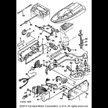 ELECTRICAL 1 pour Yamaha 1993 WaveRunner WAVE RUNNER III 650 (WRA650R) 1993
