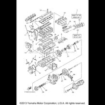 REPAIR KIT 1 pour Yamaha 2009 WaveRunner WAVERUNNER FZR - GX1800HB - 2009