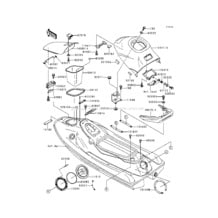 Hull Fittings pour Kawasaki 1999 Xi Sport