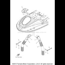 VENTILATION pour Yamaha 2009 WaveRunner WAVERUNNER FZR - GX1800HB - 2009