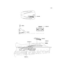 Decals pour Kawasaki 2000 1100 STX D.I.