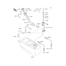 Fuel Tank pour Kawasaki 2000 1100 STX D.I.