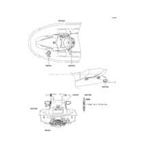 Labels pour Kawasaki 2000 1100 STX D.I.