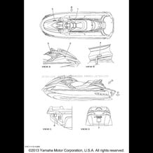 IMPORTANT LABELS pour Yamaha 2009 WaveRunner WAVERUNNER FZS - GX1800AHR - 2009