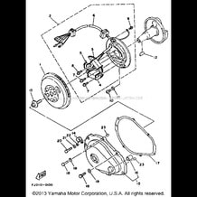 GENERATOR pour Yamaha 1993 WaveRunner WAVE RUNNER III - WRA650R - 1993