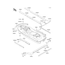 Pads pour Kawasaki 2000 1100 STX D.I.