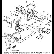 JET UNIT 2 pour Yamaha 1993 WaveRunner WAVE RUNNER III - WRA650R - 1993