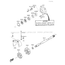 DRIVE SHAFT pour Kawasaki 1986 X2