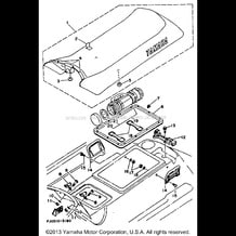 SEAT pour Yamaha 1993 WaveRunner WAVE RUNNER III - WRA650R - 1993