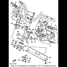 STEERING 1 pour Yamaha 1993 WaveRunner WAVE RUNNER III - WRA650R - 1993