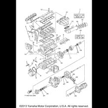 REPAIR KIT 1 pour Yamaha 2010 WaveRunner FX CRUISER SHO - FX1800AJ - 2010