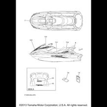 GRAPHICS pour Yamaha 2010 WaveRunner FX SUPER HIGH OUTPUT - FX1800J - 2010