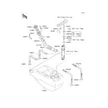 Fuel Tank pour Kawasaki 2001 1100 STX D.I.