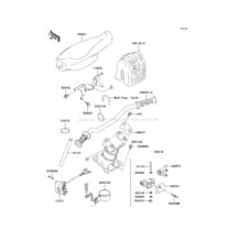 Handlebar pour Kawasaki 2001 1100 STX D.I.