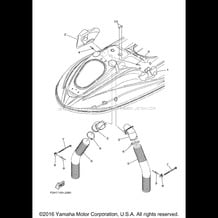 VENTILATION pour Yamaha 2010 WaveRunner WAVERUNNER FX CRUISER HO - FY1800AJ - 2010