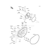 Engine Cover(s) pour Kawasaki 2001 900 STX