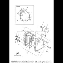 OIL COOLER pour Yamaha 2010 WaveRunner WAVERUNNER FZR - GX1800J - 2010