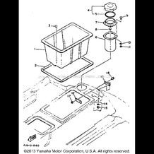 HULL - DECK 2 pour Yamaha 1993 WaveRunner WAVE RUNNER III - WRA650RA - 1993