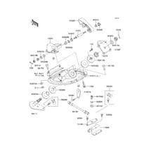 Handle Pole pour Kawasaki 2001 900 STX