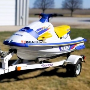 Find YAMAHA WAVE RAIDER Cover 1996 Purple OEM 61x Ski Waveraider Top In - Foto 4